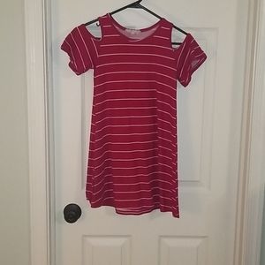 Cold shoulder casual dress